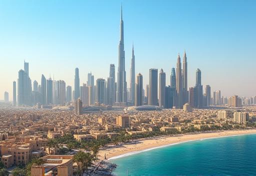 Dubai city skyline